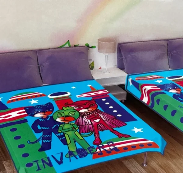 Manta Raschel infantil - Invaders 180x230cm - Imagen 3