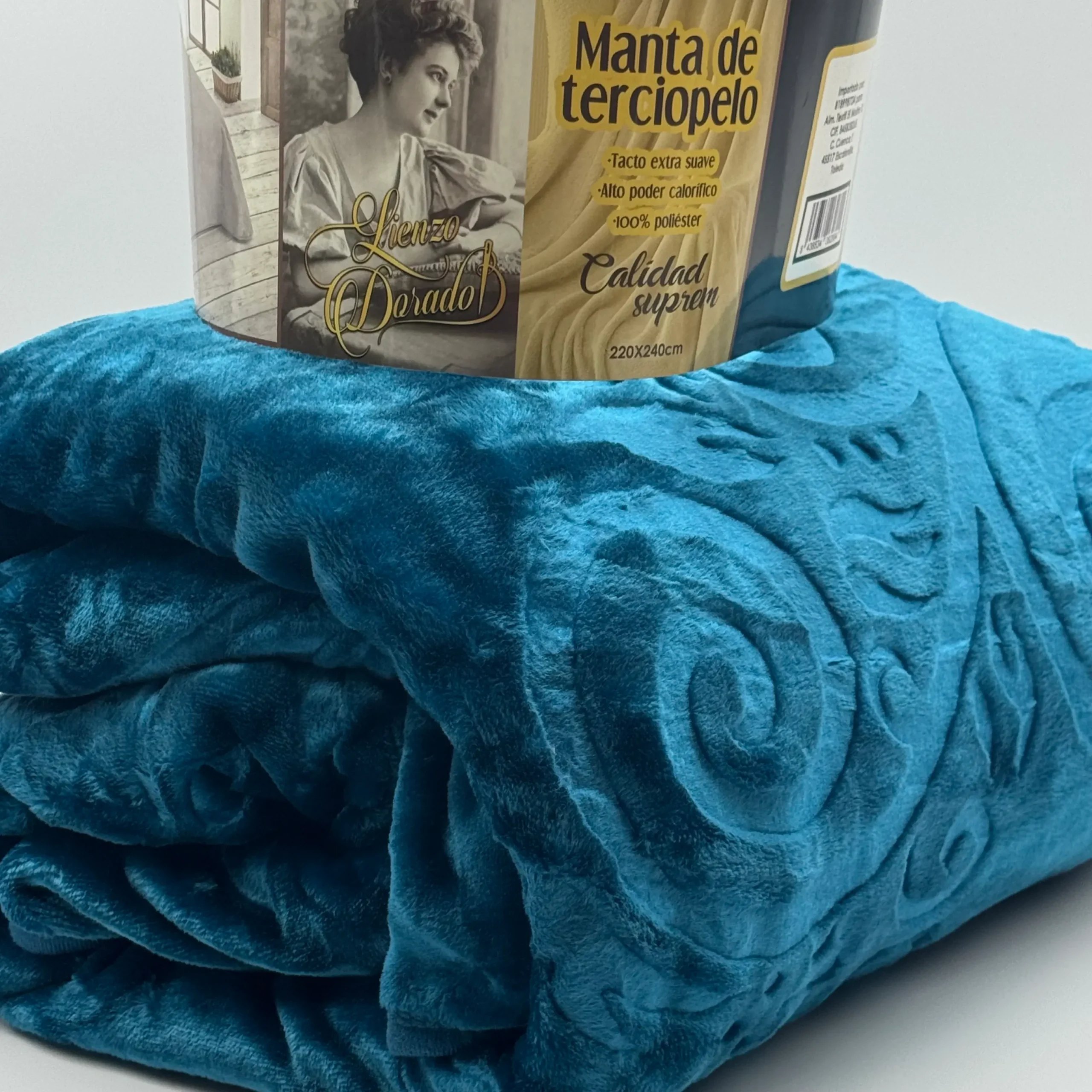 Manta Raschel Terciopelo - Nature 220x240cm