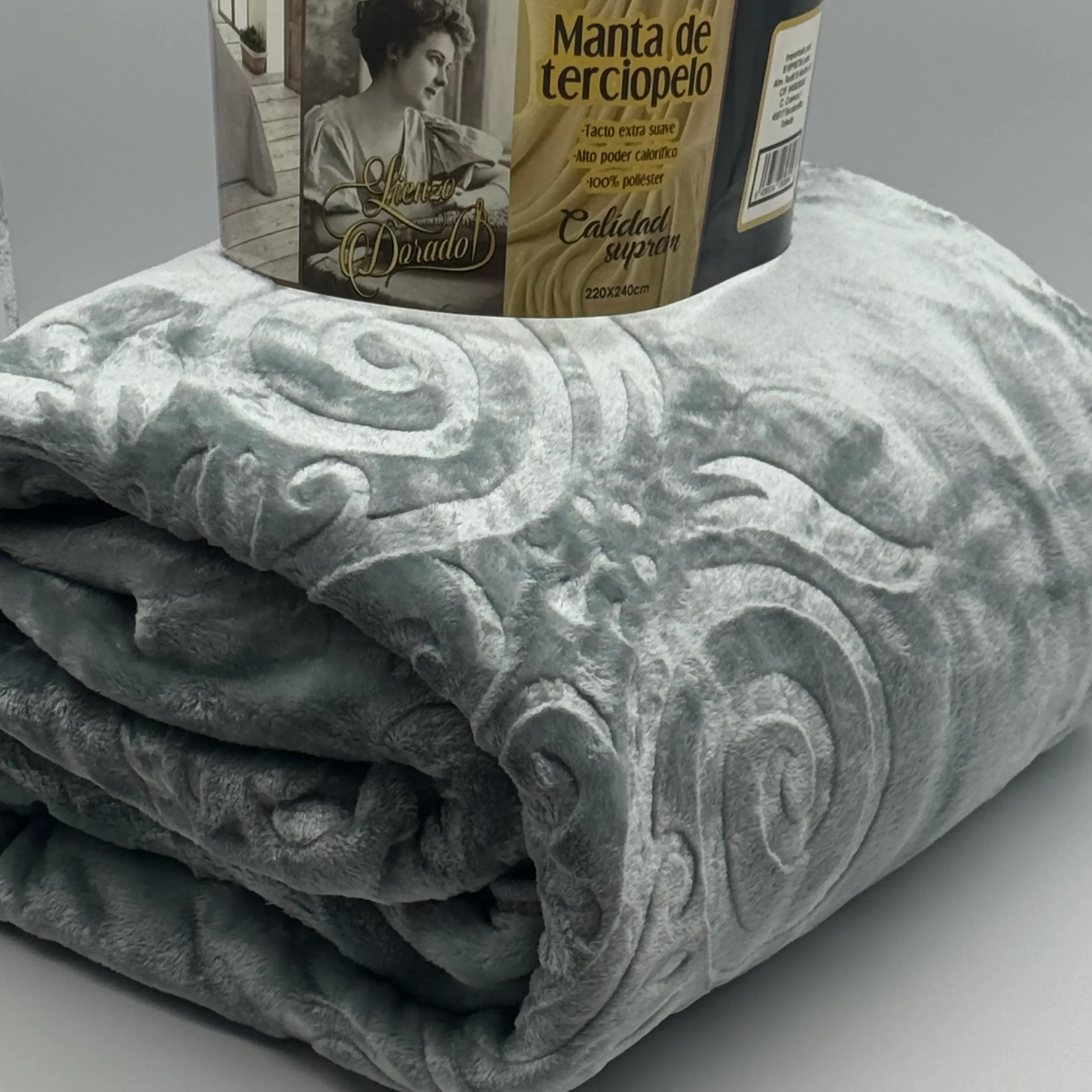 Manta Raschel Terciopelo - Nature 220x240cm - Imagen 3