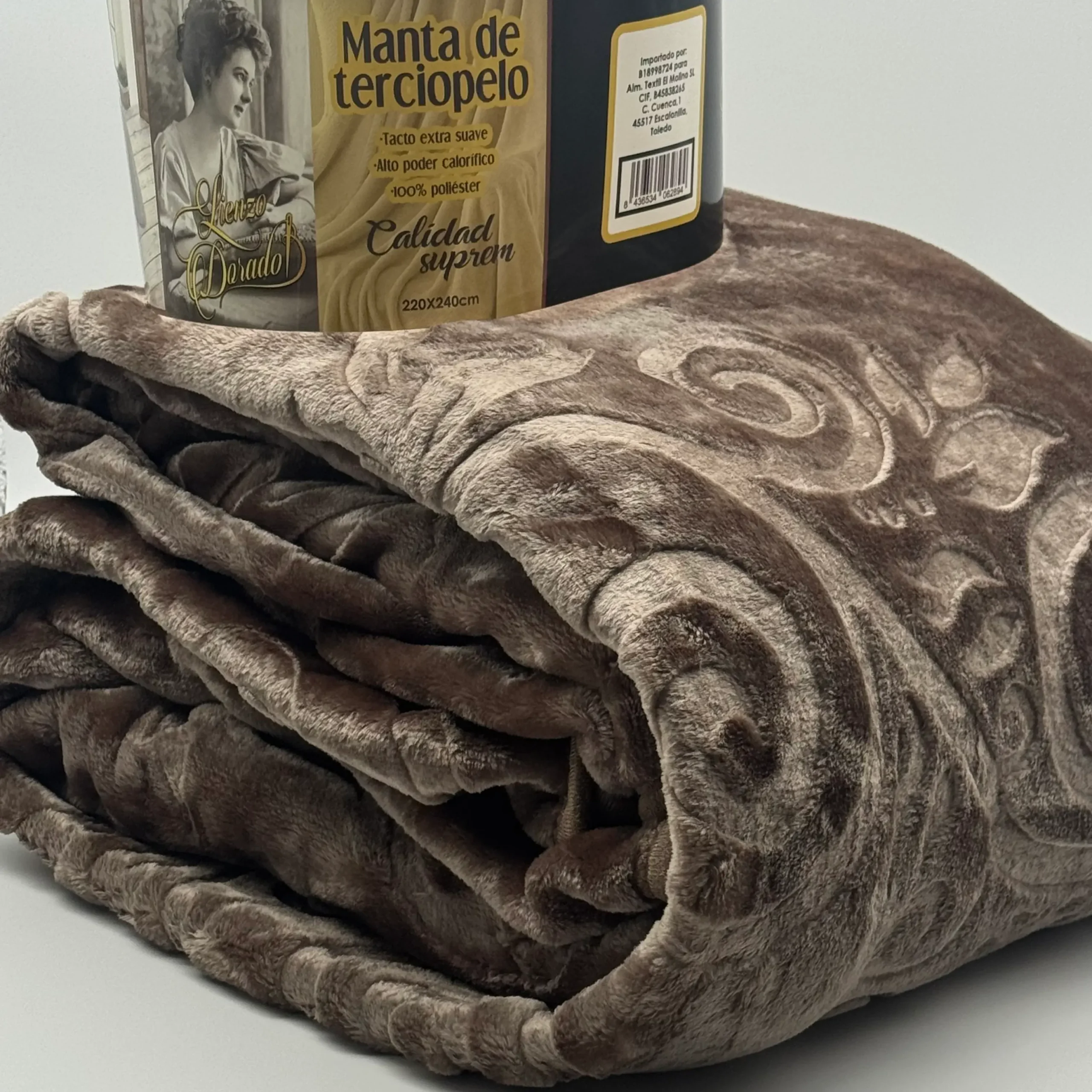 Manta Raschel Terciopelo - Nature 220x240cm - Imagen 2