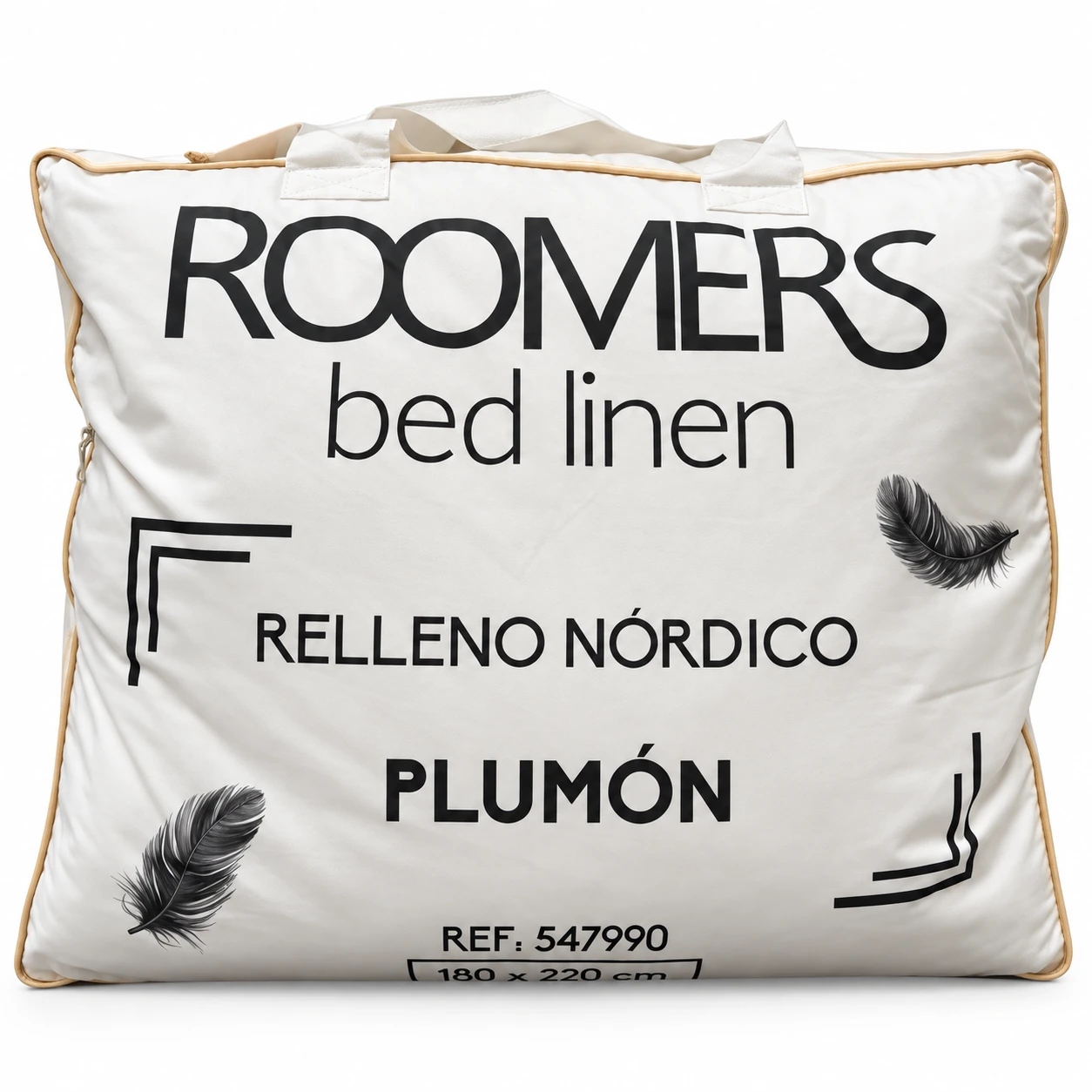 Relleno Nórdico de Plumón 90/10 – 250 g/m², 100% Algodón - Imagen 2